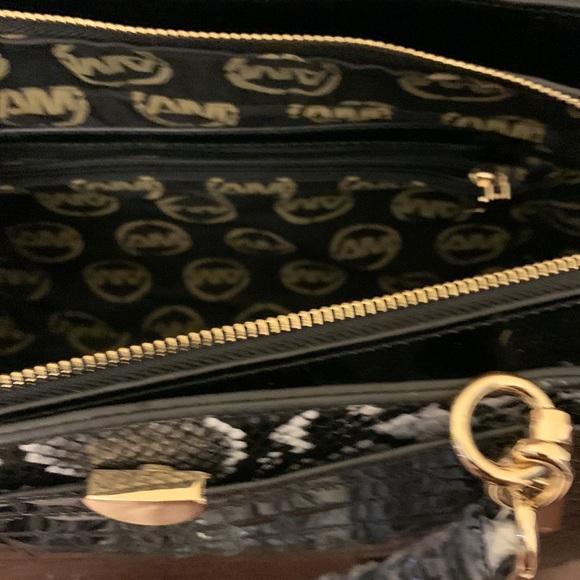 ameri mode black viper purse with straps and dust bag - Picture 6 of 11